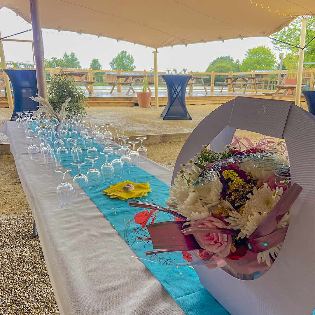 group welcome at camping de la Motte
