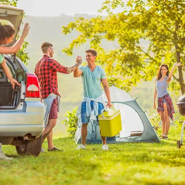 traditional camping