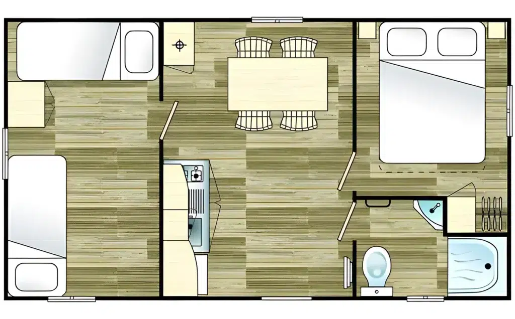 Mobil home Eco 2 Ch. 4 Pers.
