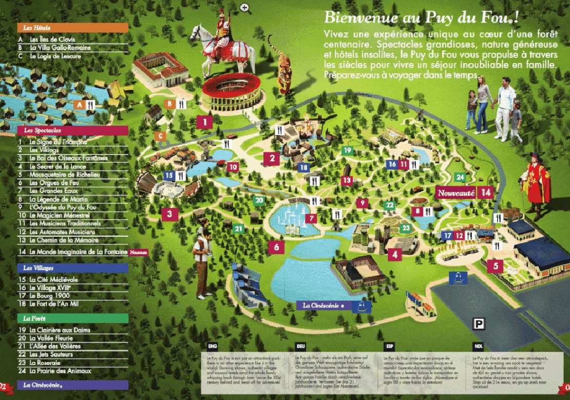 Carte du Puy du Fou