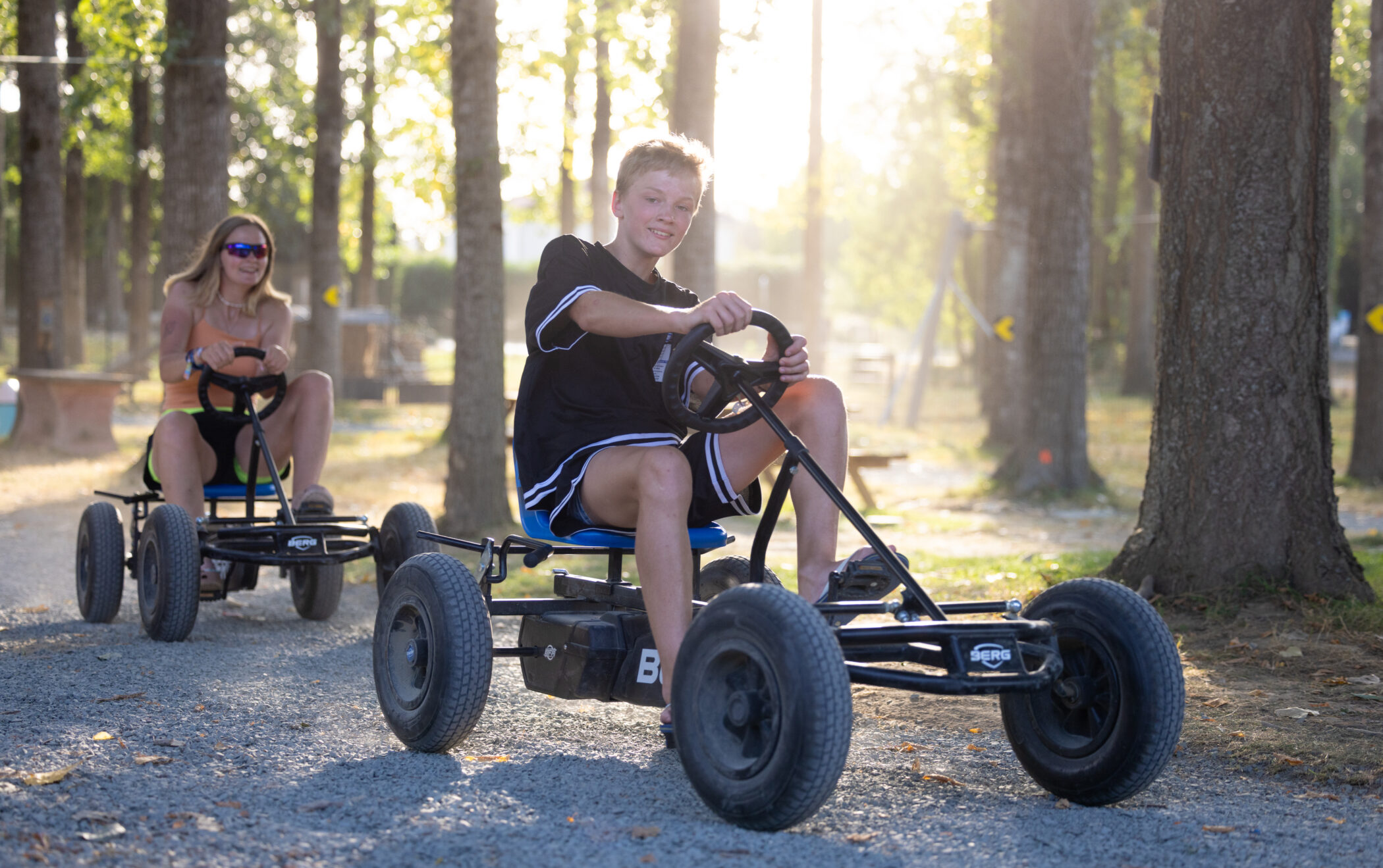 karts à pédales, animation du camping en Vendée proche du Puy du Fou