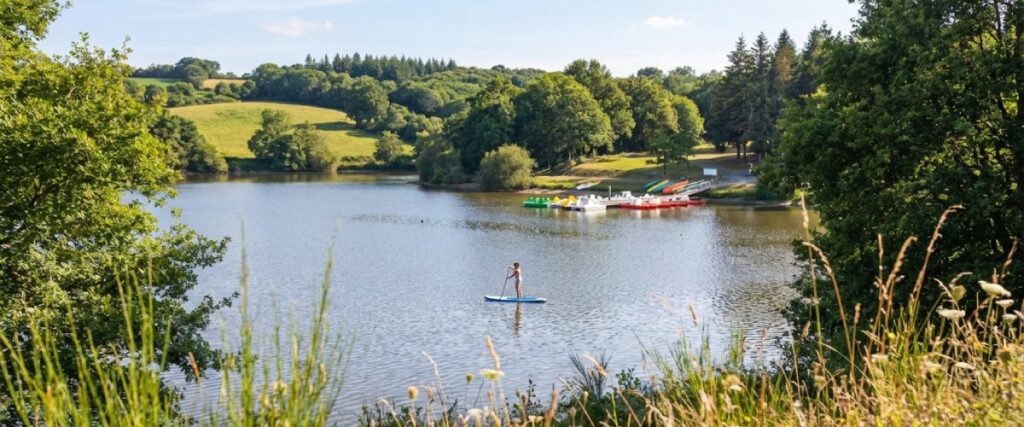 activites nautiques lac du jaunay vendee camping la motte