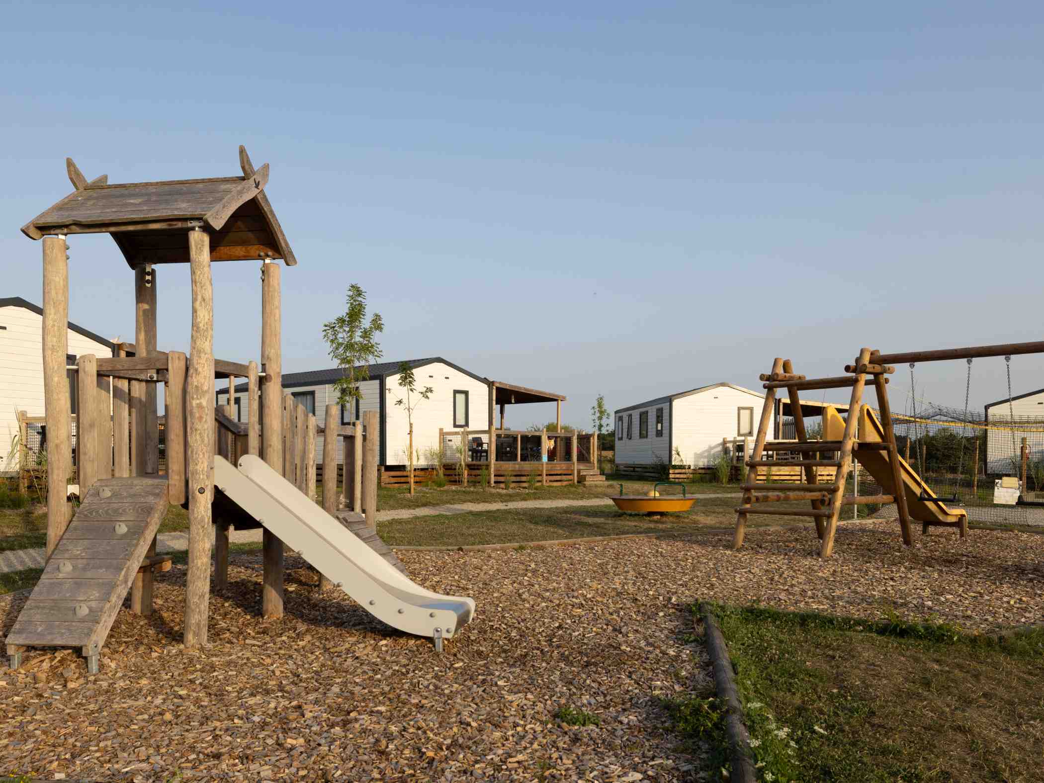 secure play area campsite
