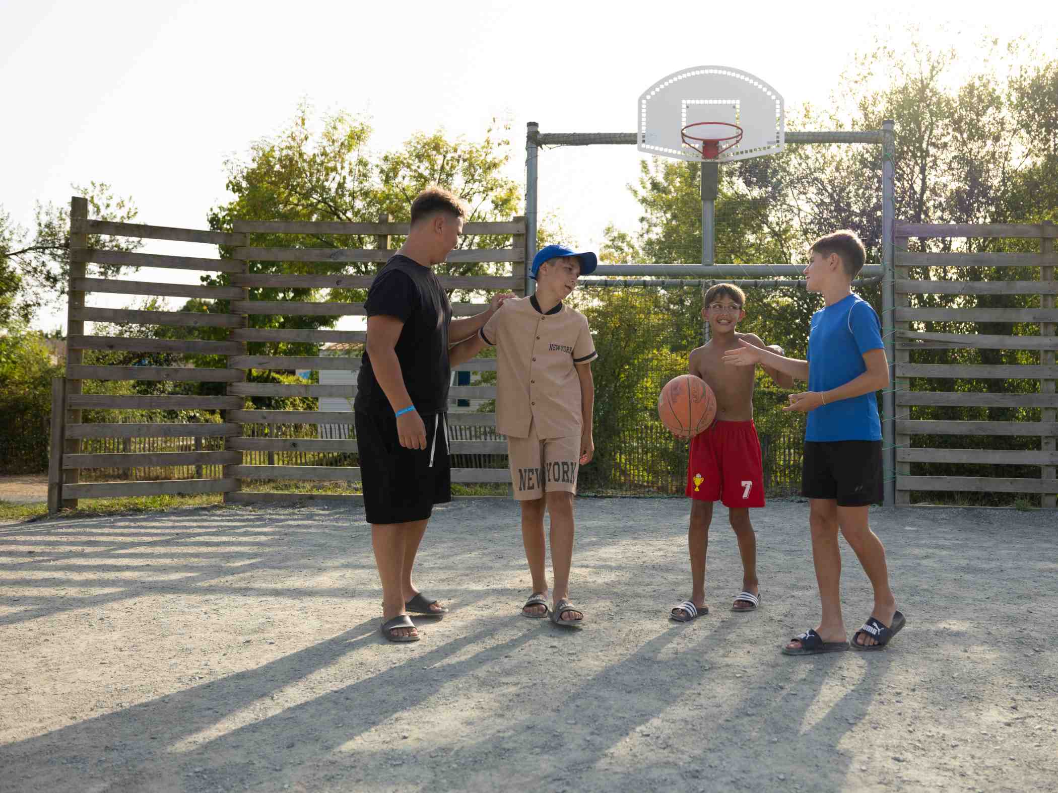 multi-sports court campsite Puy du Fou