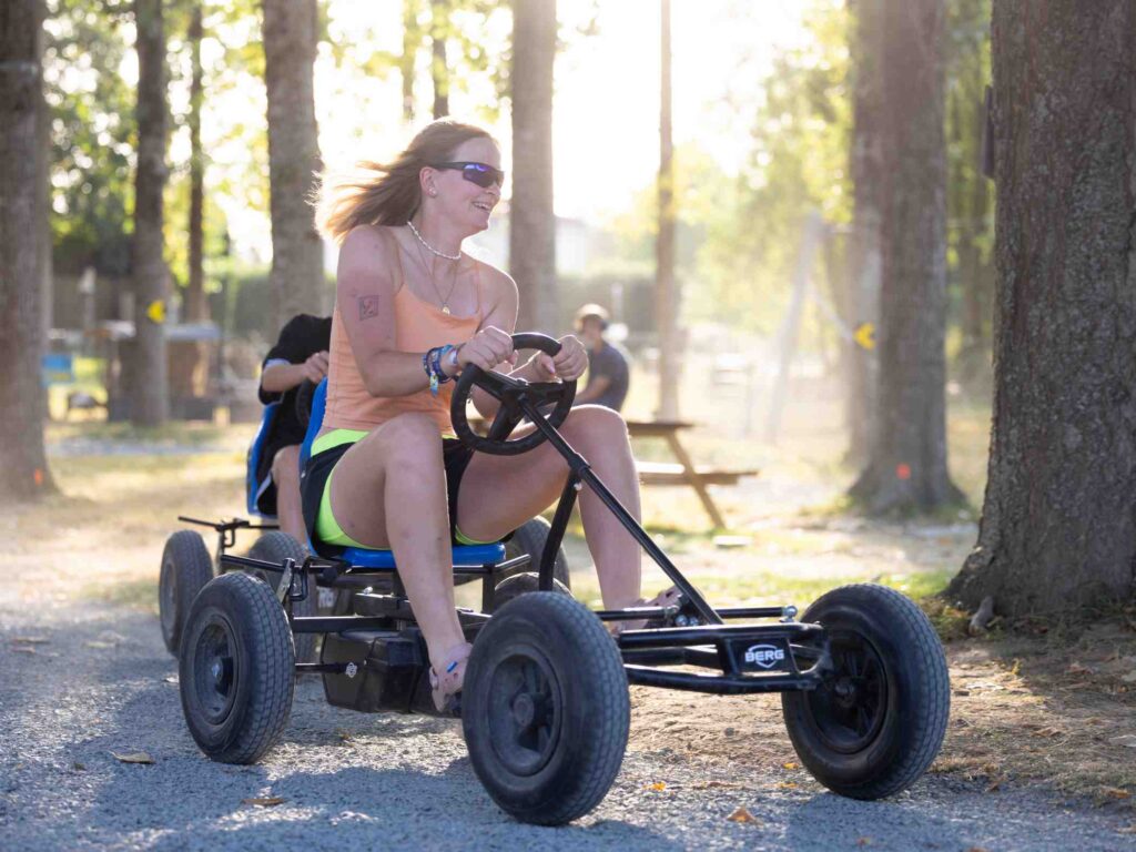 pedal kart activity campsite Puy du Fou